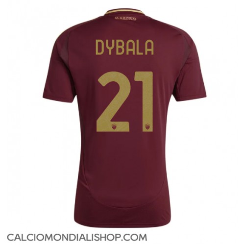 Maglie da calcio AS Roma Paulo Dybala #21 Prima Maglia 2024-25 Manica Corta